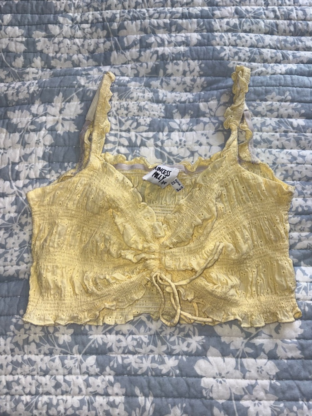 Princess Polly Yellow Tank